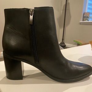 Franco Sarto Black Heeled Boots